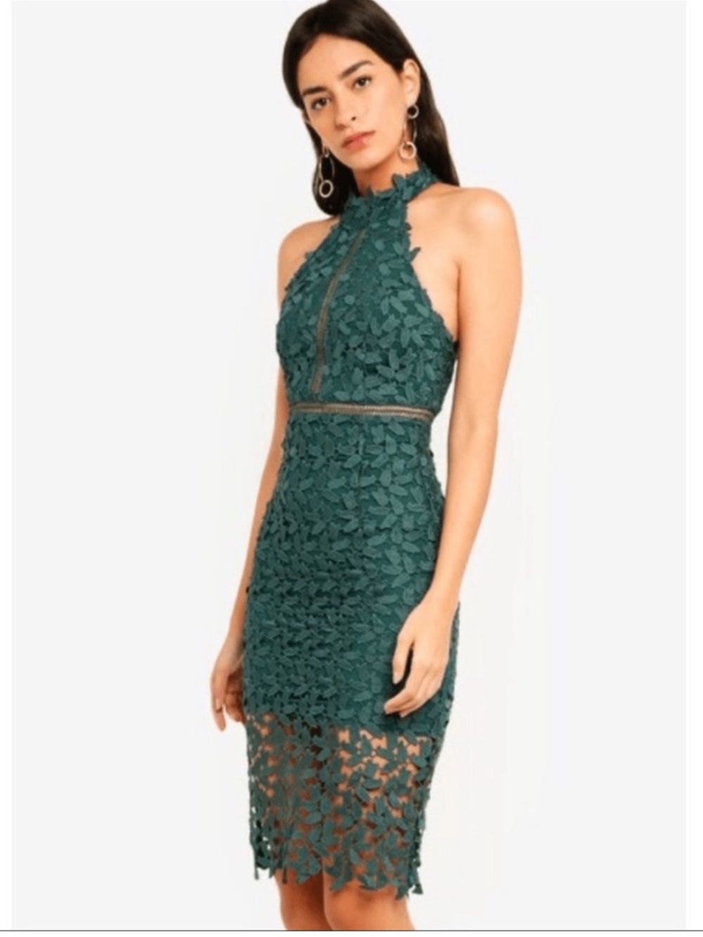 BARDOT Gemma Dress Lily Green Size 4 XS